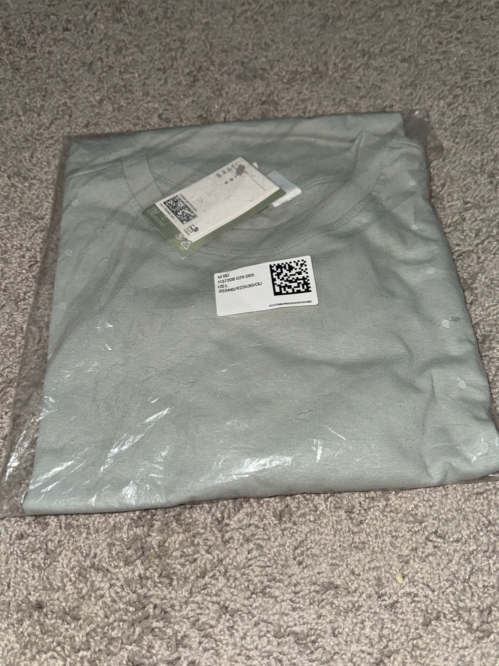 H&M Oversized Short Sleeve Tee in Torquoise